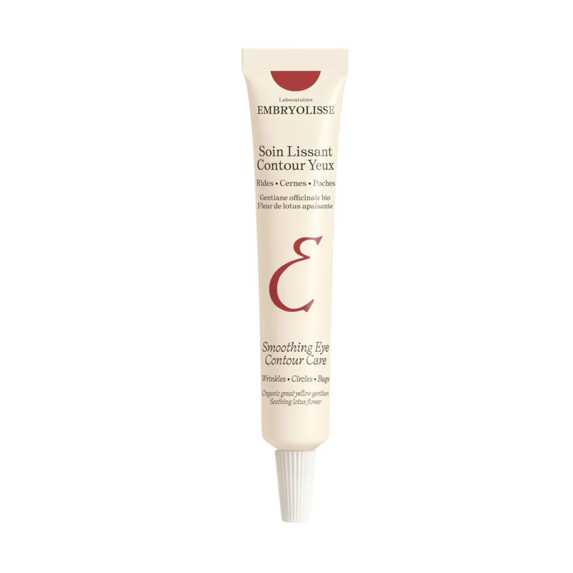 Primary Image of Smoothing Eye Contour Care, off white tube with red writing