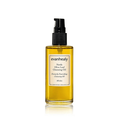 Primary Image of Nettle Olive Leaf Cleansing Oil, glass pump top bottle