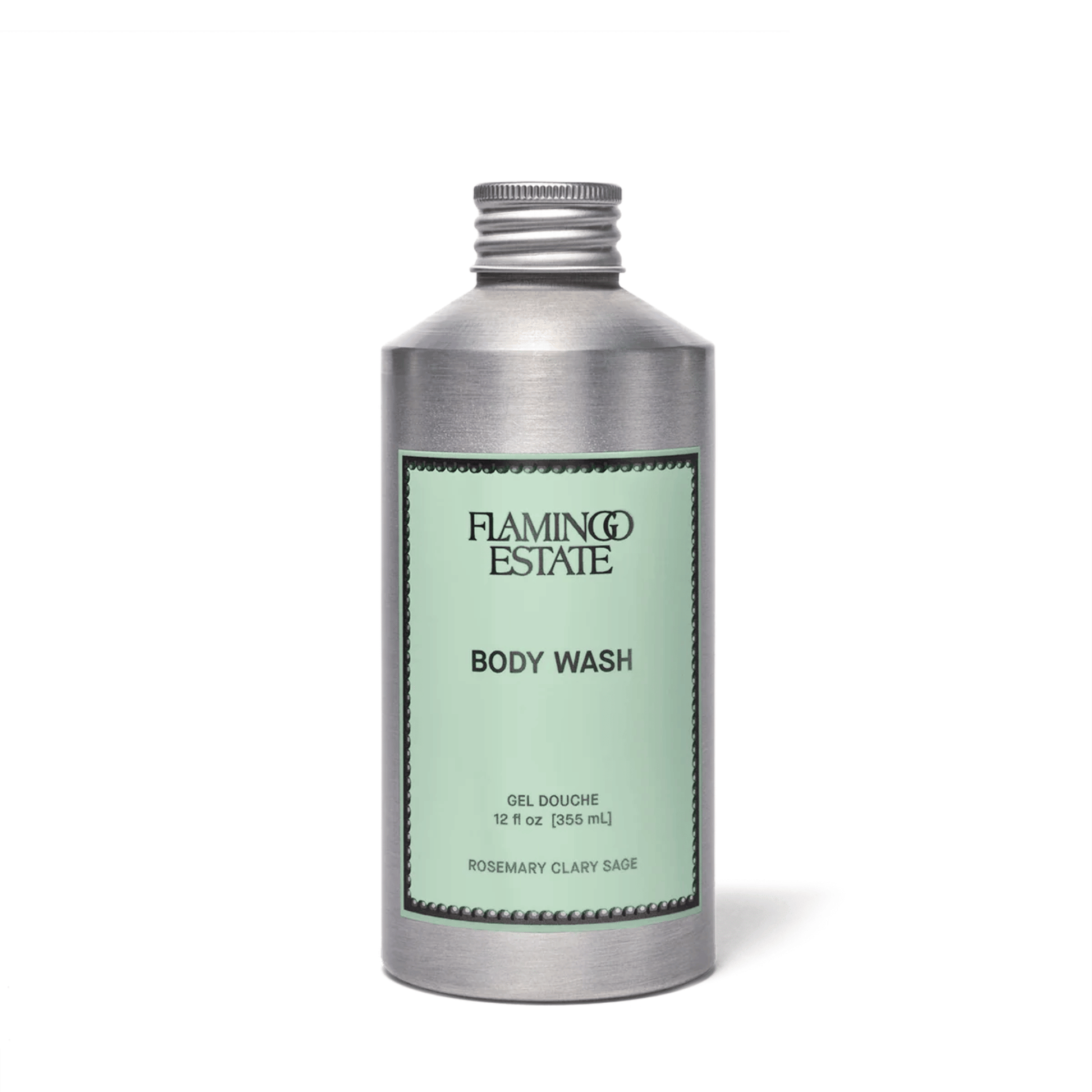 Alternate Image of Rosemary Clary Sage Body Wash, aluminum body wash bottle