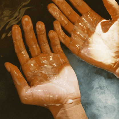 Alternate Image of Rosemary Clary Sage Hand Soap, hand soap in use