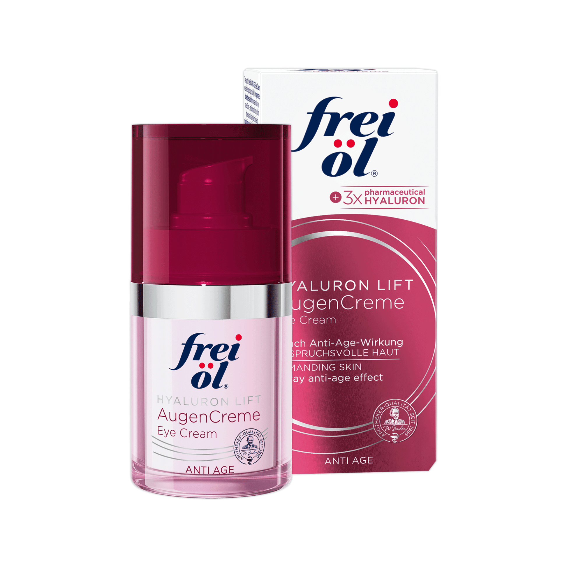 Alternate Image of Anti-Age Hyaluron Lift Eye Cream, pink eye cream bottle