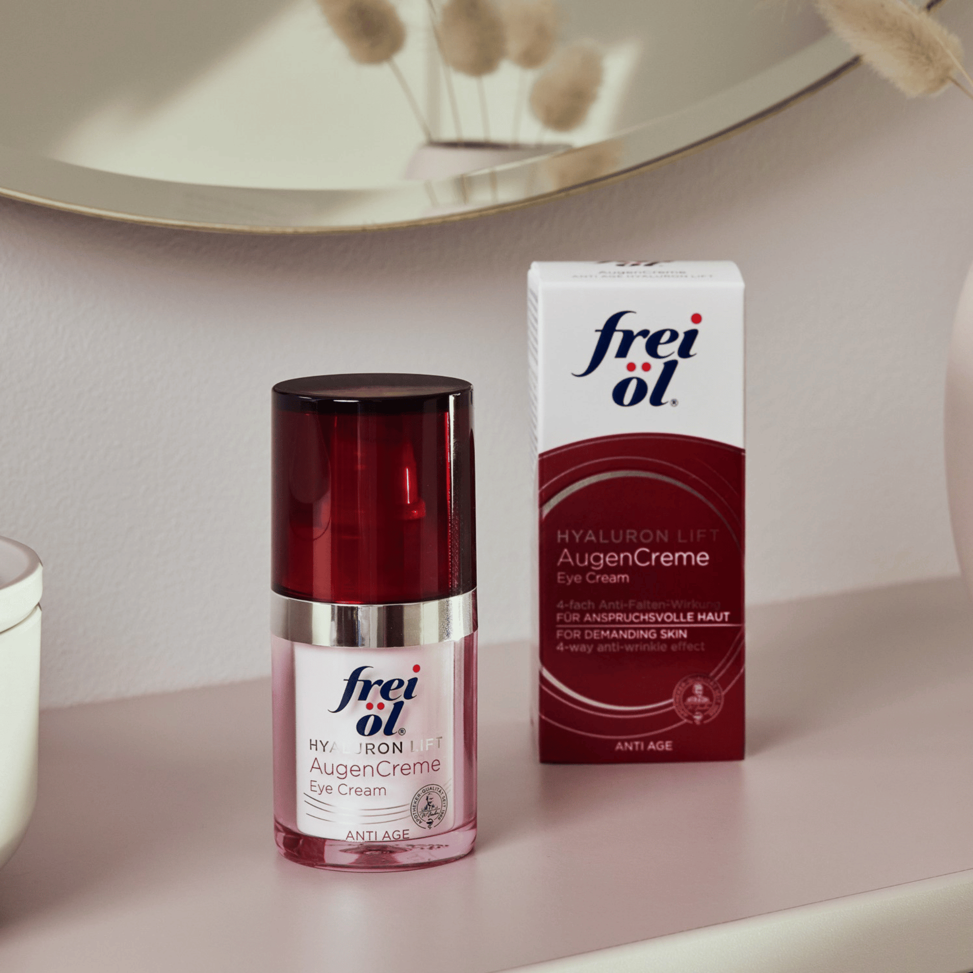 Alternate Image of Anti-Age Hyaluron Lift Eye Cream, pink eye cream bottle
