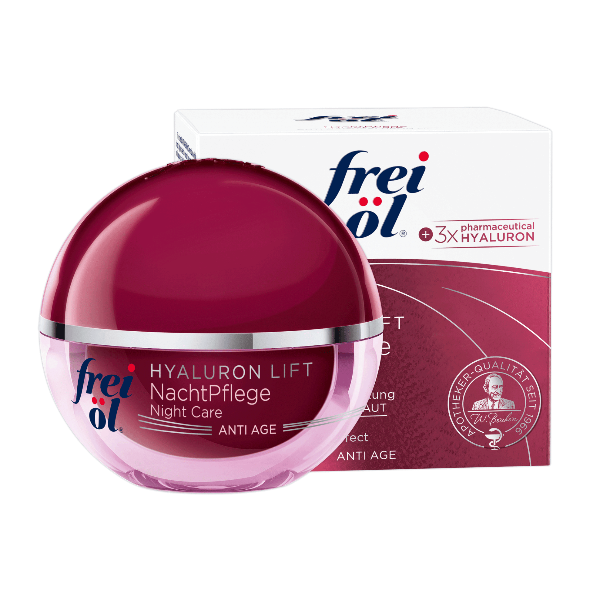 Alternate Image of Anti-Age Hyaluron Lift Night Care, pink round cream jar