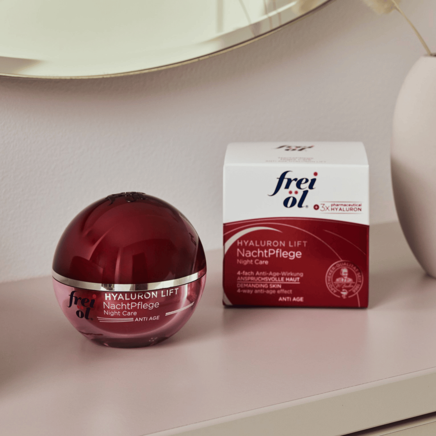 Alternate Image of Anti-Age Hyaluron Lift Night Care, pink round cream jar
