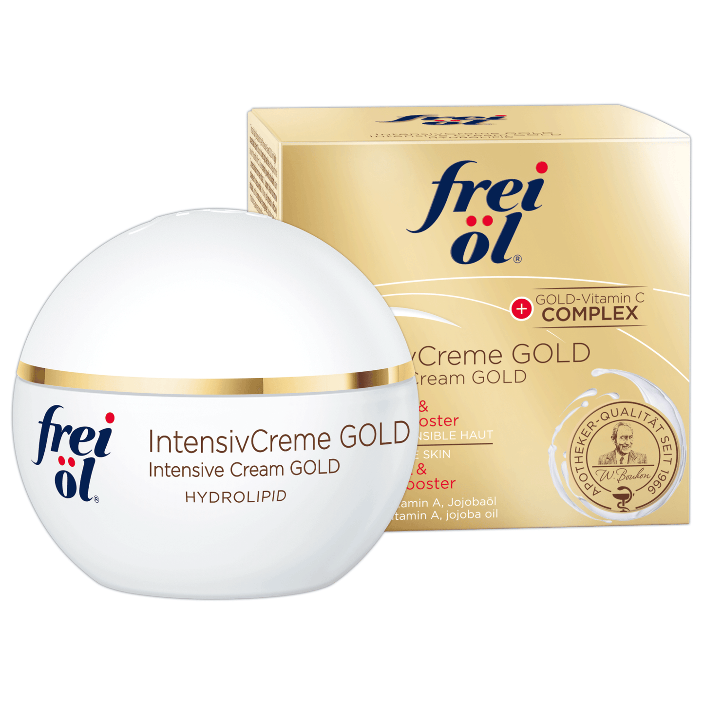 Alternate Image of Hydrolipid Intensive Cream Gold, white round cream jar