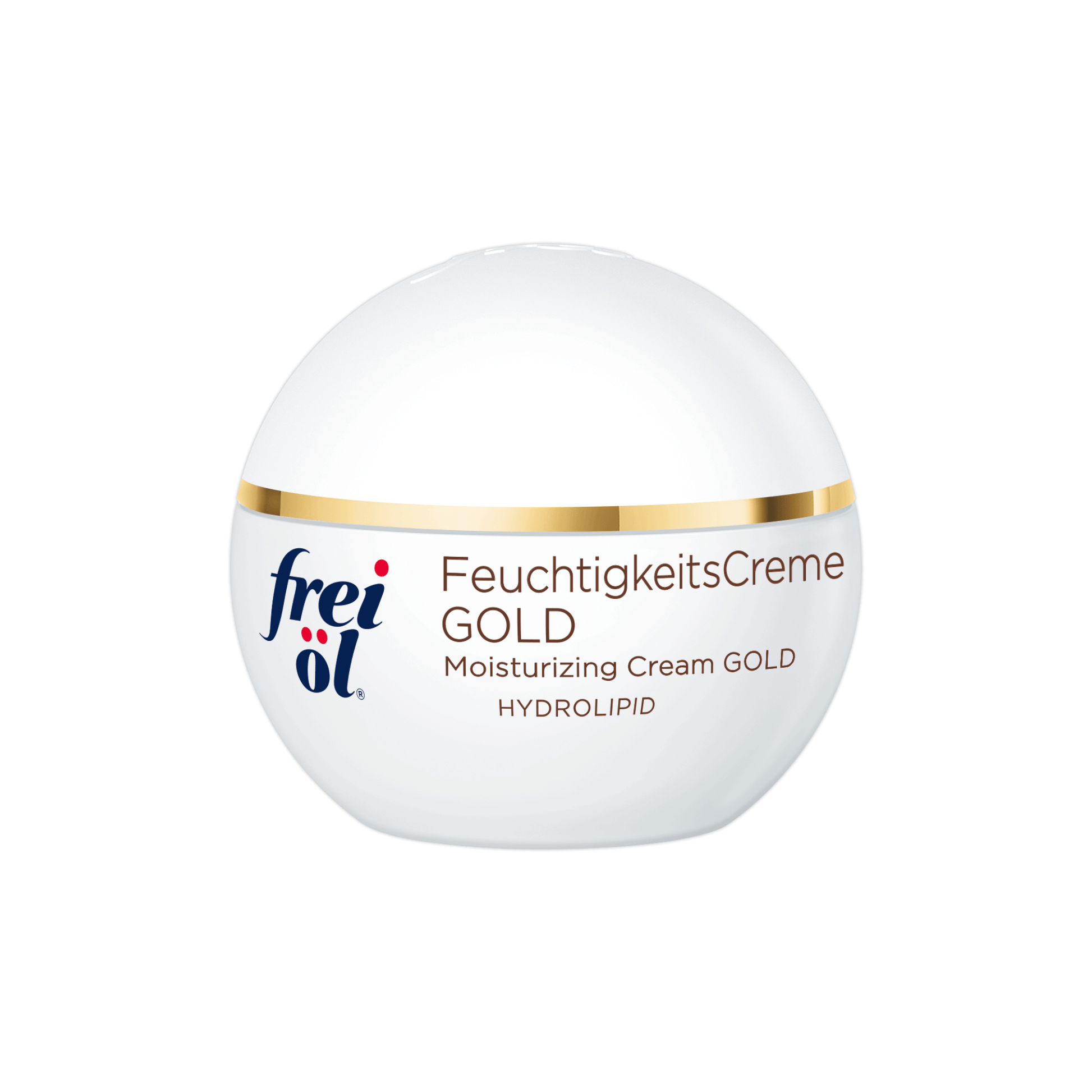 Primary Image of Hydrolipid Moisturizing Cream Gold, white round cream jar