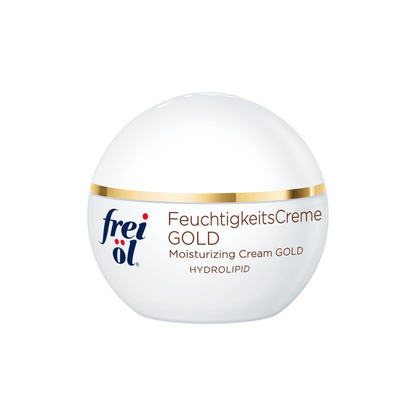 Primary Image of Hydrolipid Moisturizing Cream Gold, white round cream jar