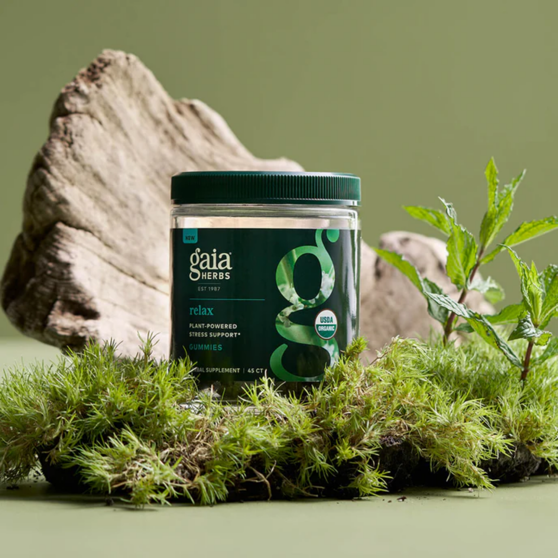 alternative image of gaia relax gummies