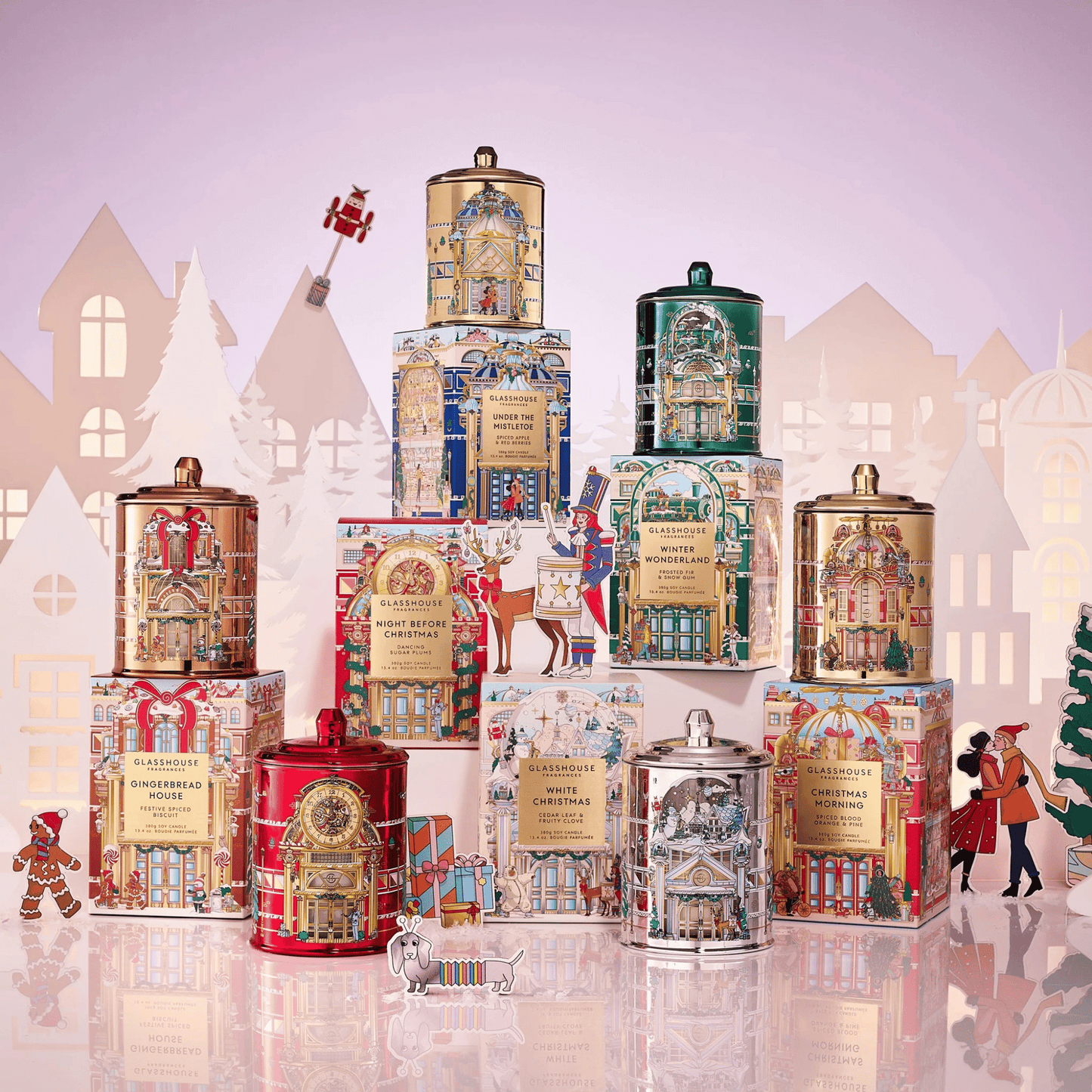 Alternate Image of Glasshouse Holiday Candles