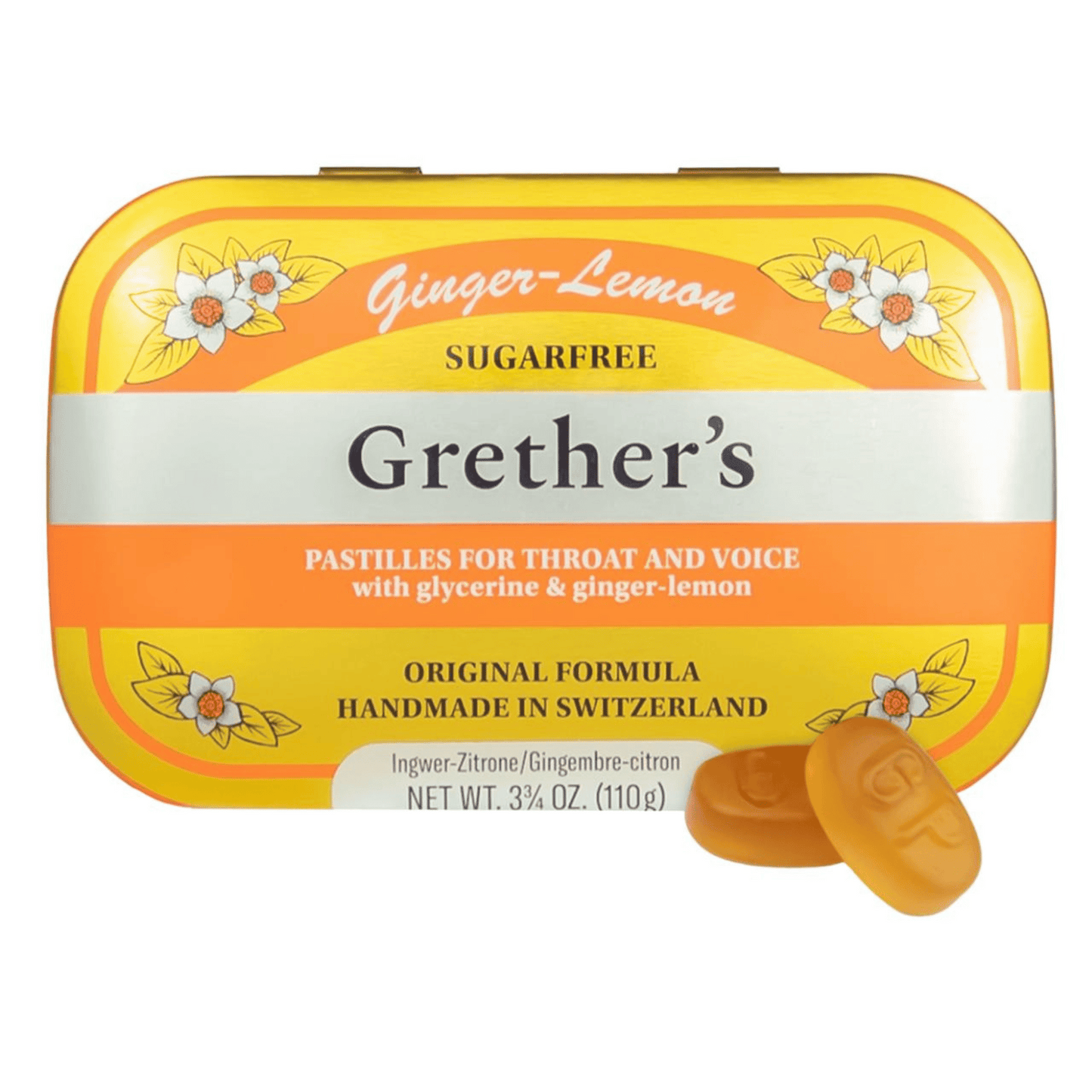 Grether's Sugarfree Ginger Lemon Pastilles (3.75 oz) #10090221
