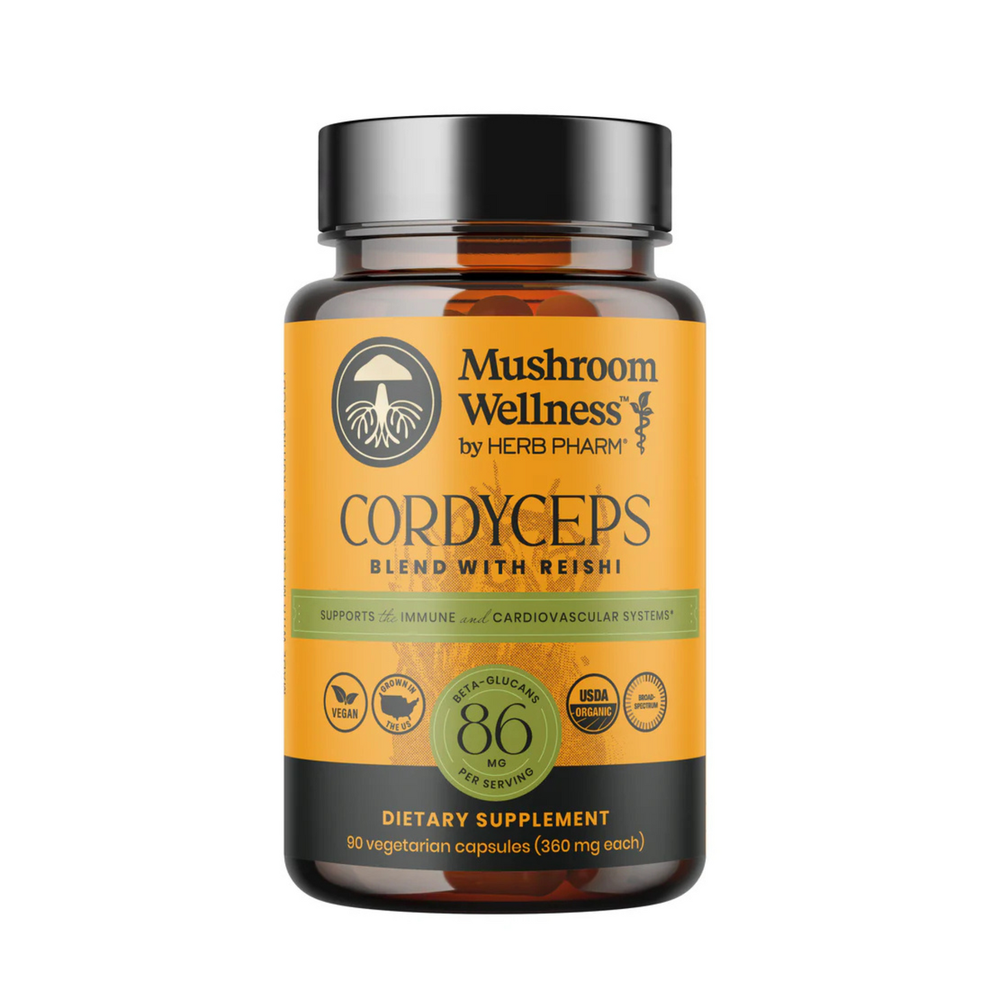 primary image of herb pharm cordyceps blend 