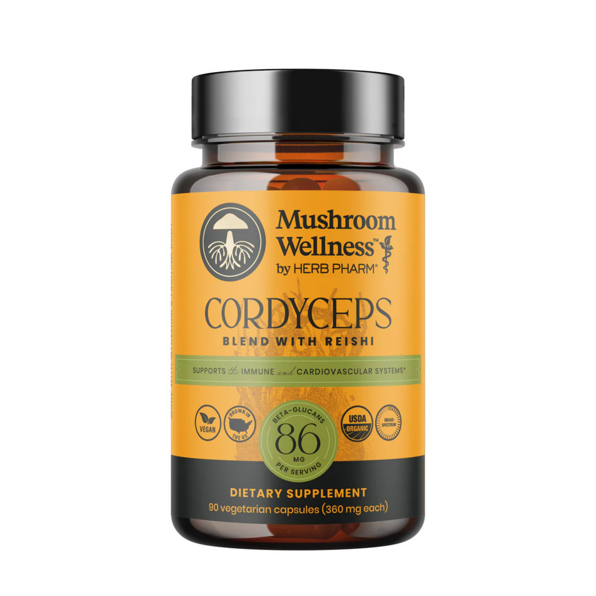 primary image of herb pharm cordyceps blend 