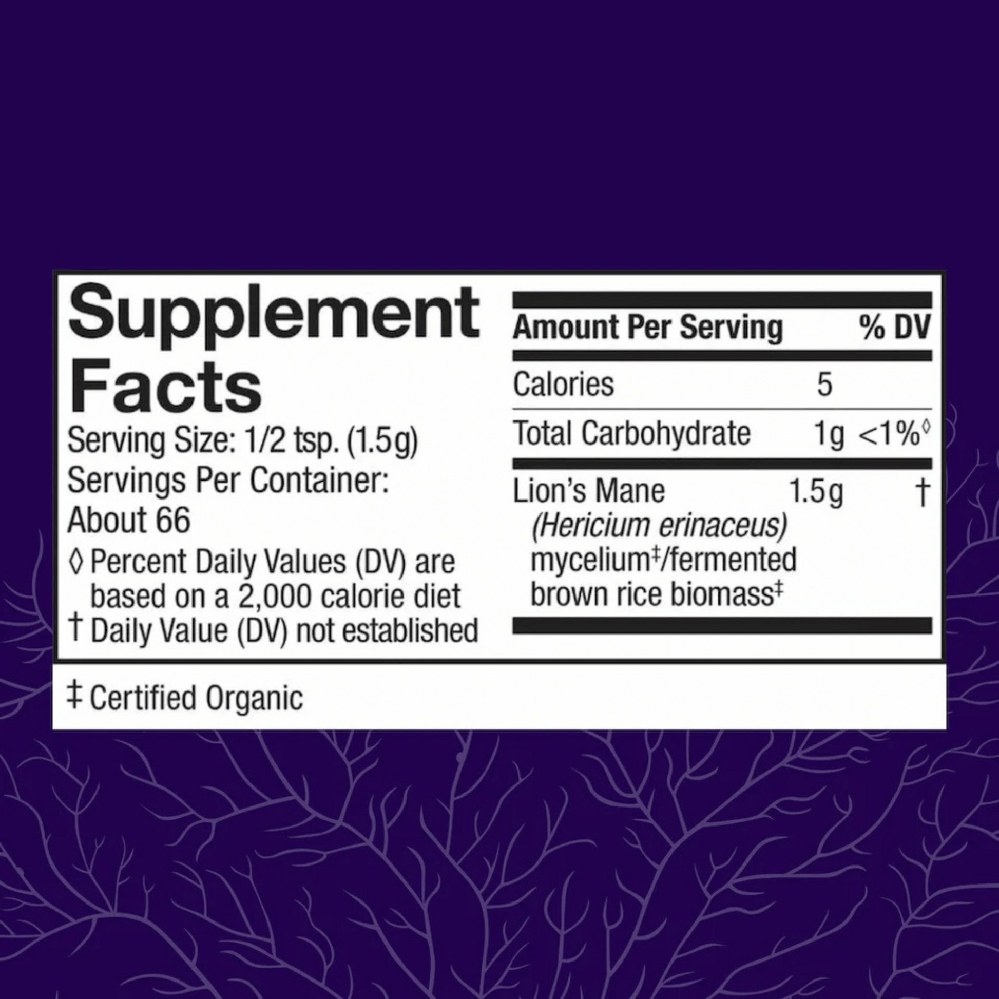 Alternate image of host defense lion's mane powder