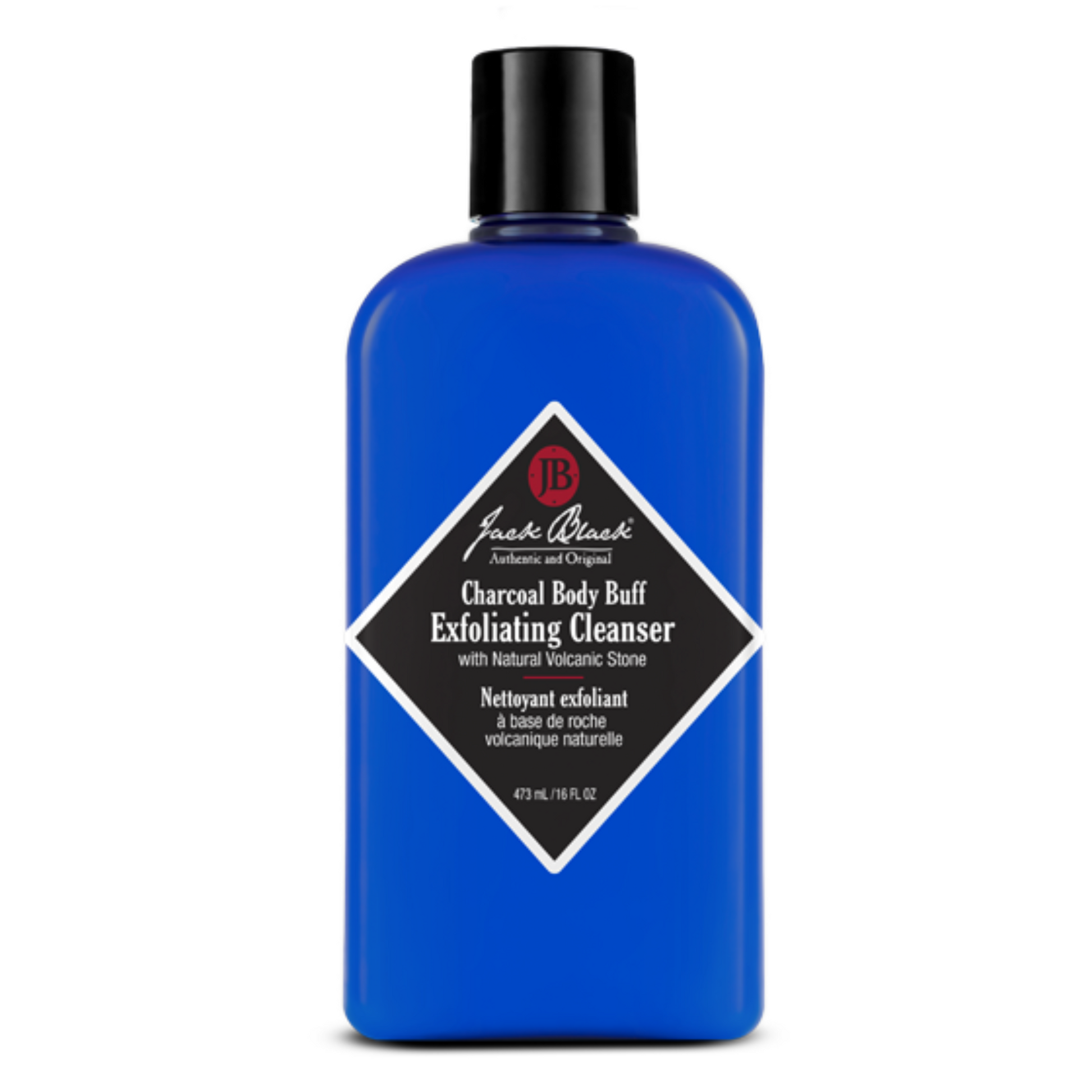 primary image of jack black charcoal body buff cleanser