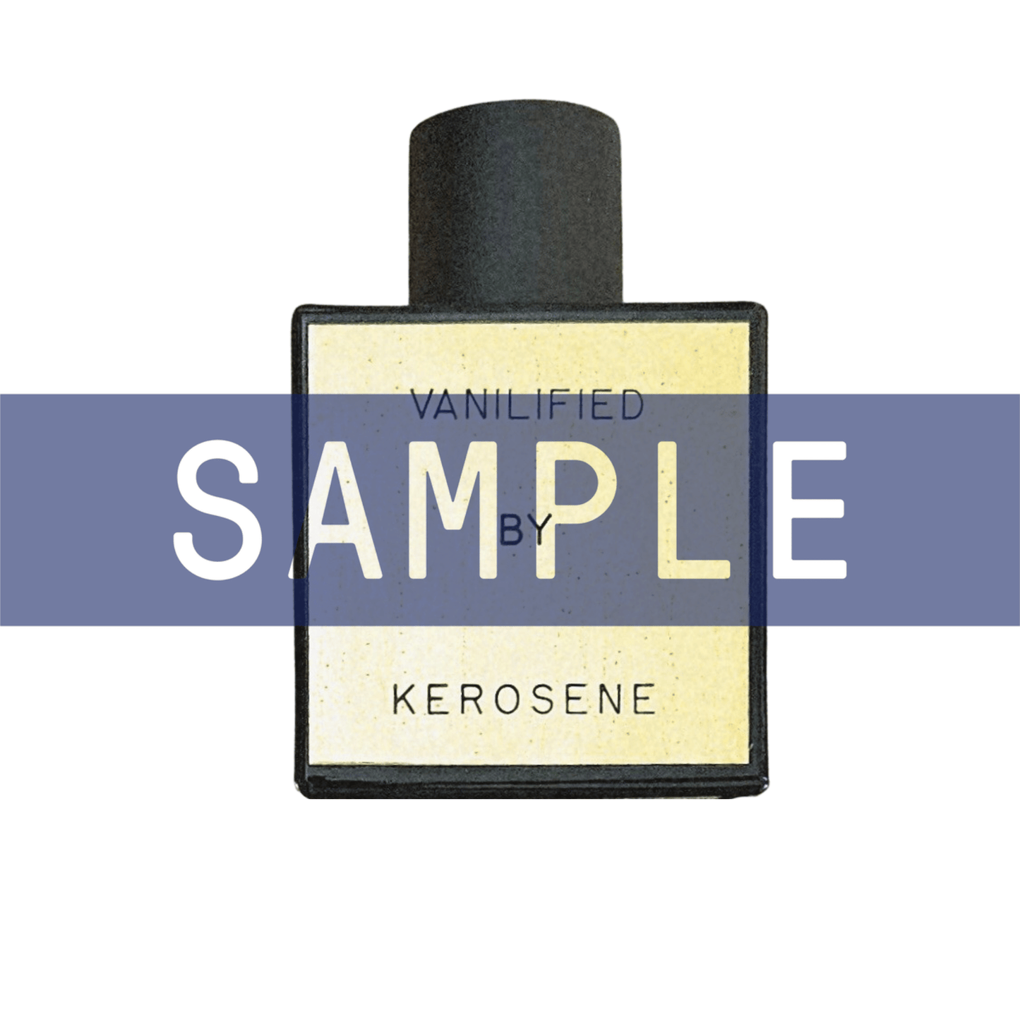 Primary Image of Sample - Vanilified EDP, black perfume bottle with gold label