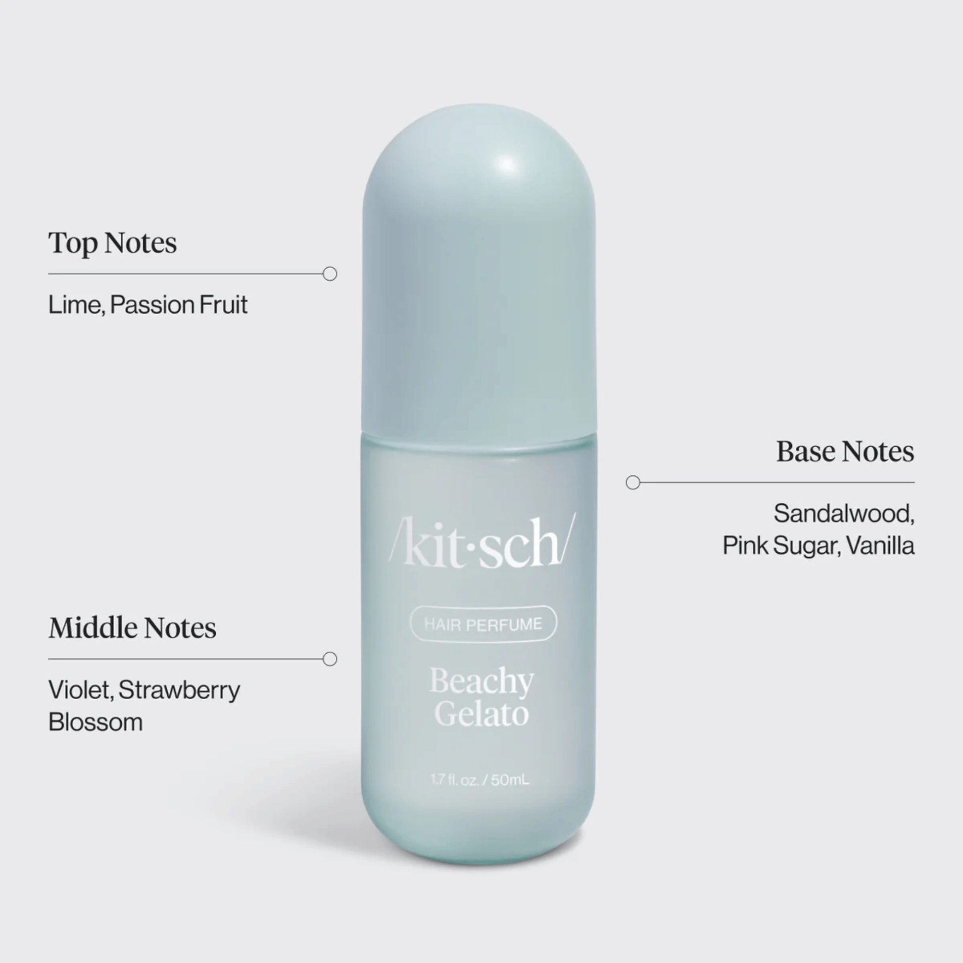 Alternate Image of Beachy Gelato Hair Perfume, light blue mist bottle