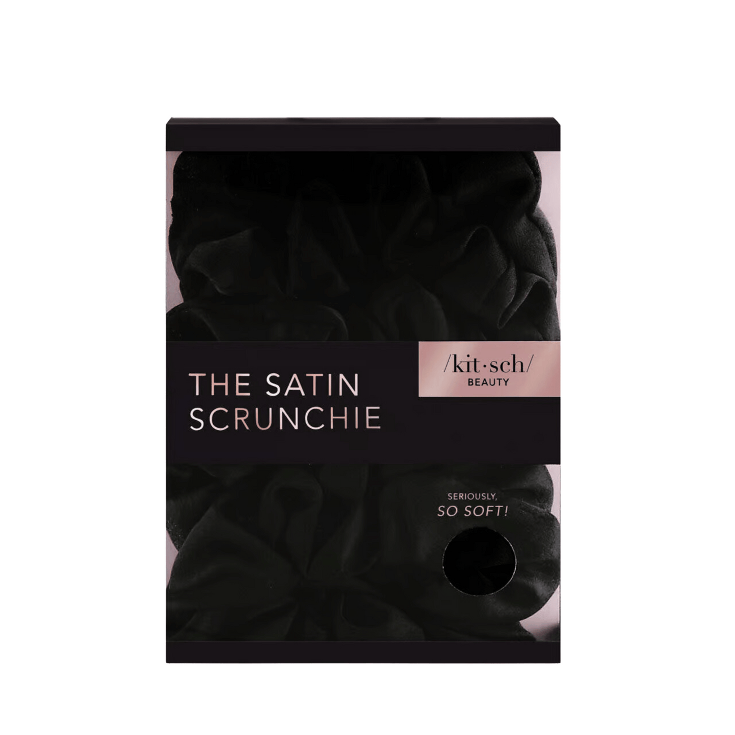 Primary Image of Black Satin Scrunchies