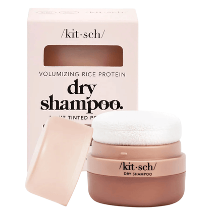 Primary Image of Invisible Volumizing Dry Shampoo Puff, pink dry shampoo puff