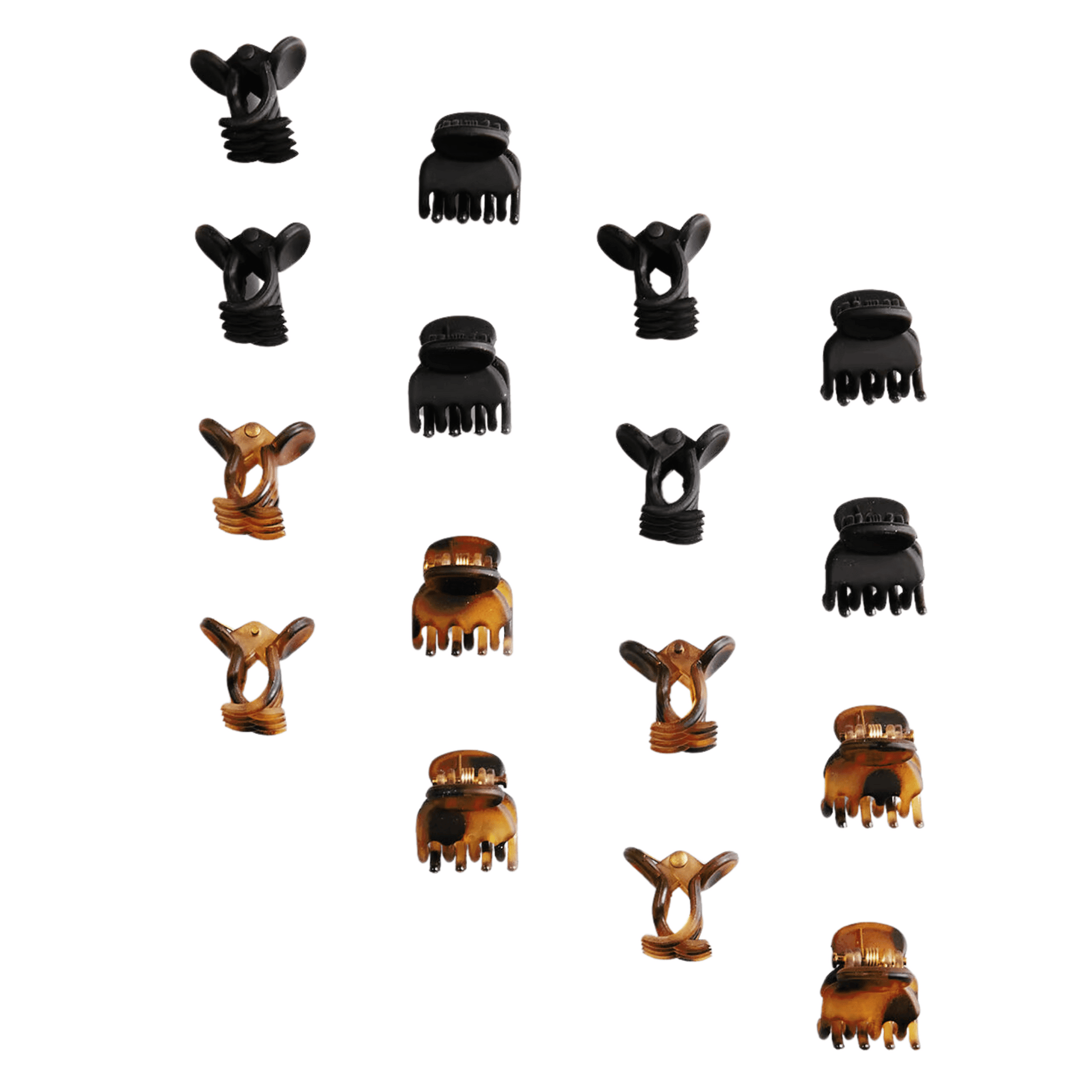 Alternate Image of Recycled Plastic Mini Claw Clips Set