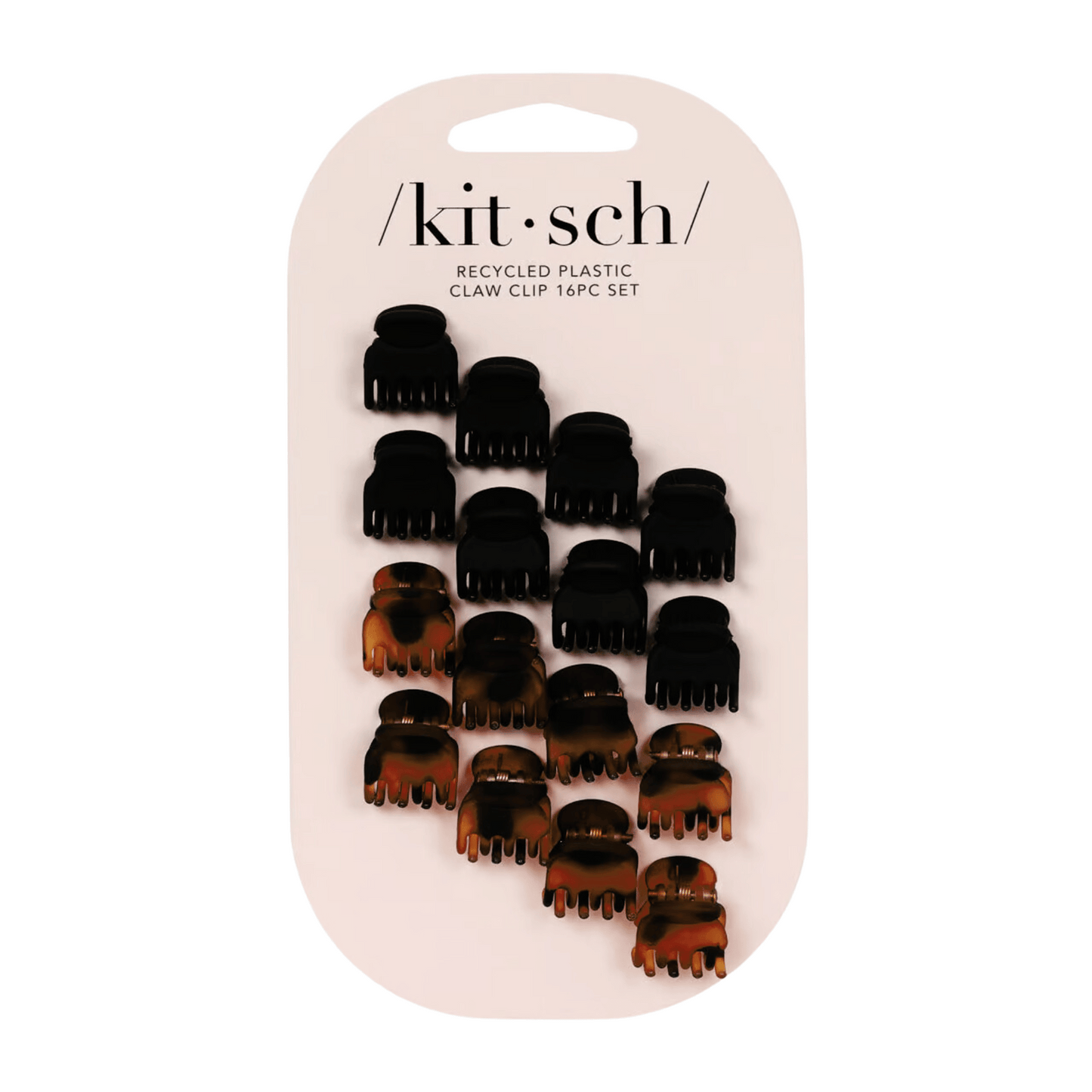 Primary Image of Recycled Plastic Mini Claw Clips Set