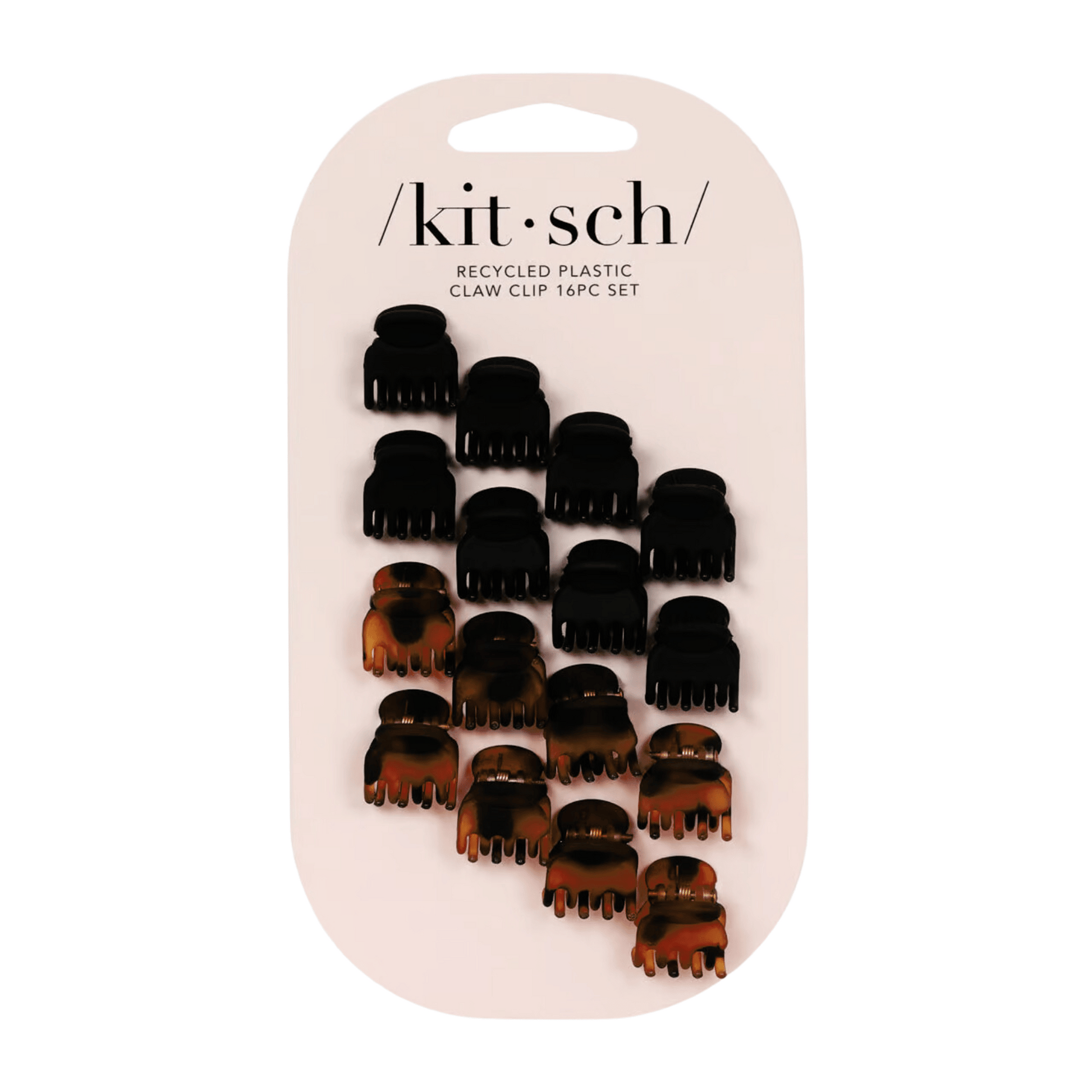 Primary Image of Recycled Plastic Mini Claw Clips Set