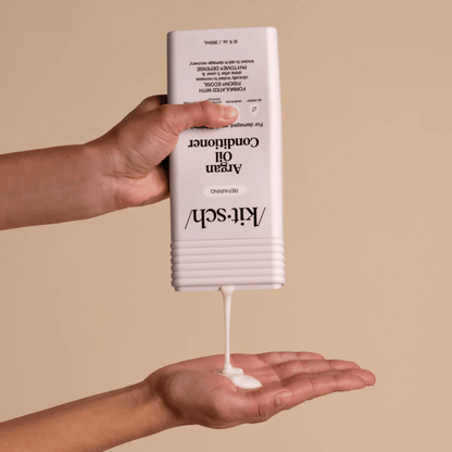 Alternate Image of Repairing Argan Oil Conditioner, pink conditioner bottle