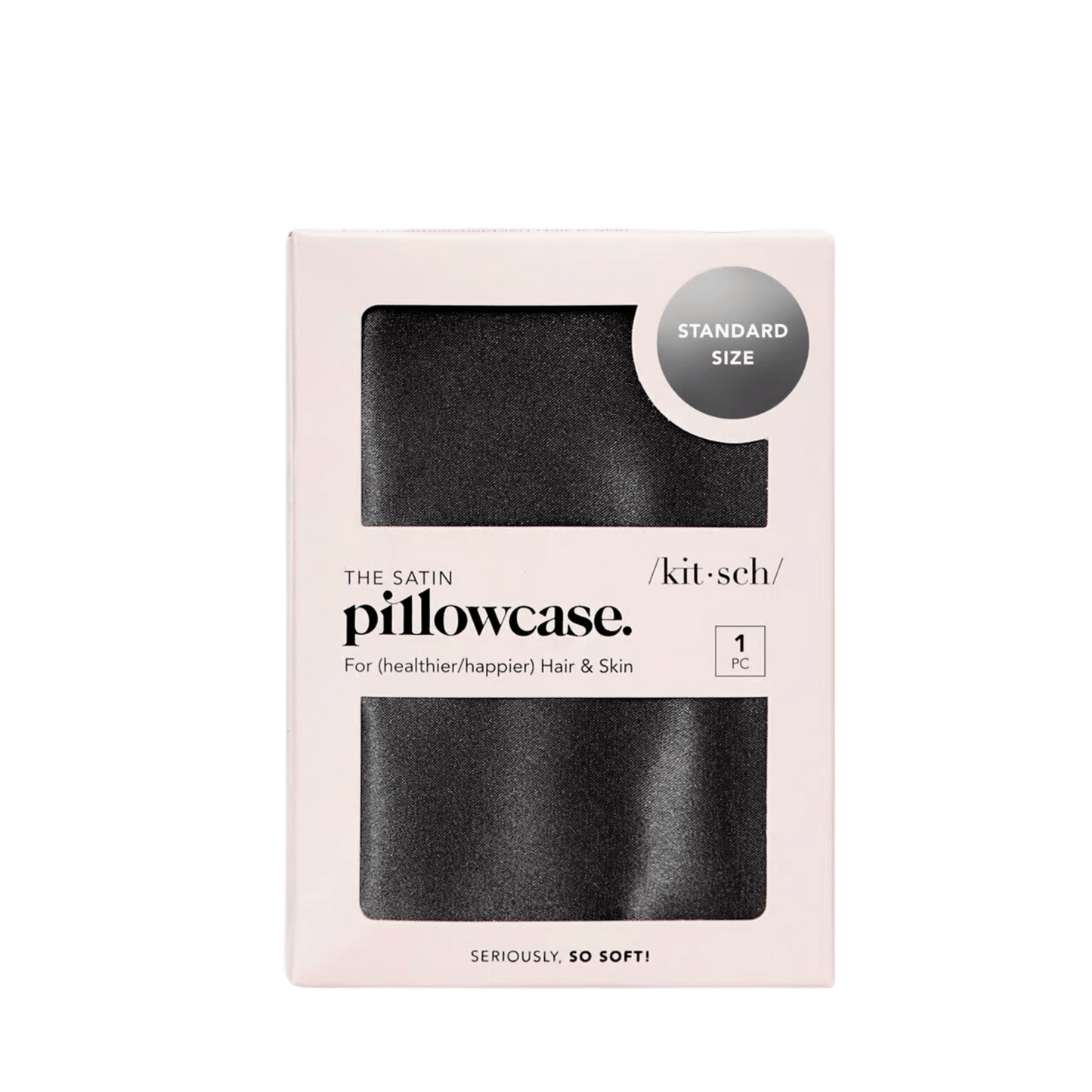 Primary Image of Charcoal Satin Pillowcase
