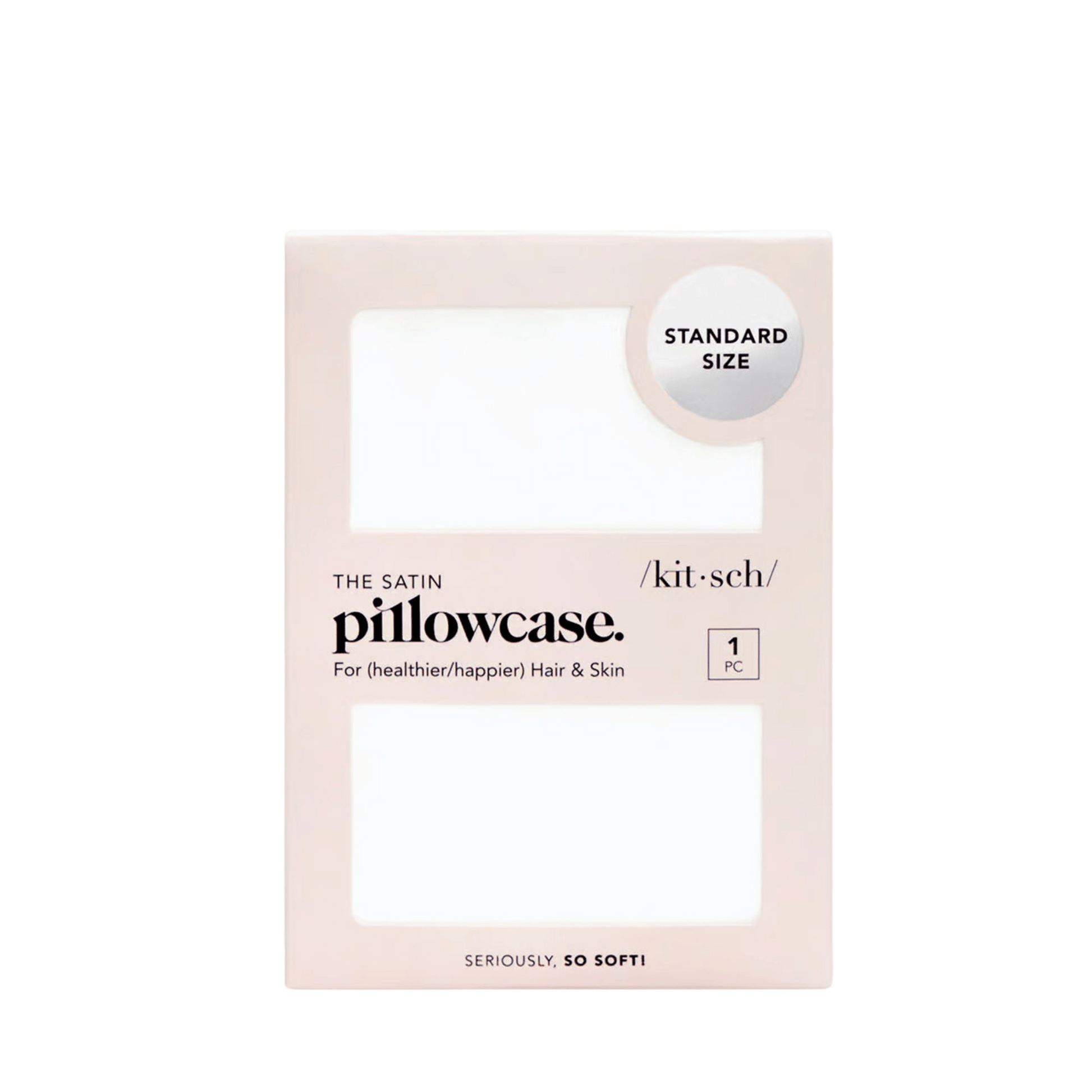 Primary Image of Ivory Satin Pillowcase