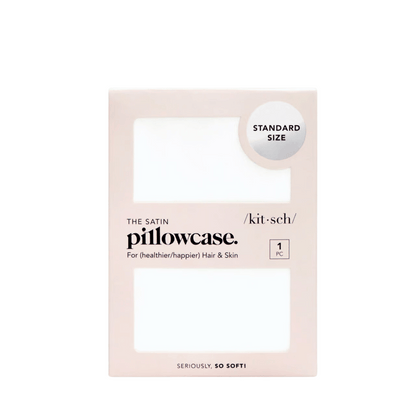 Primary Image of Ivory Satin Pillowcase