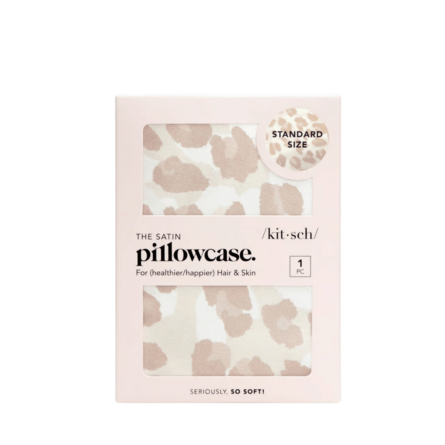 Primary Image of Leopard Satin Pillowcase