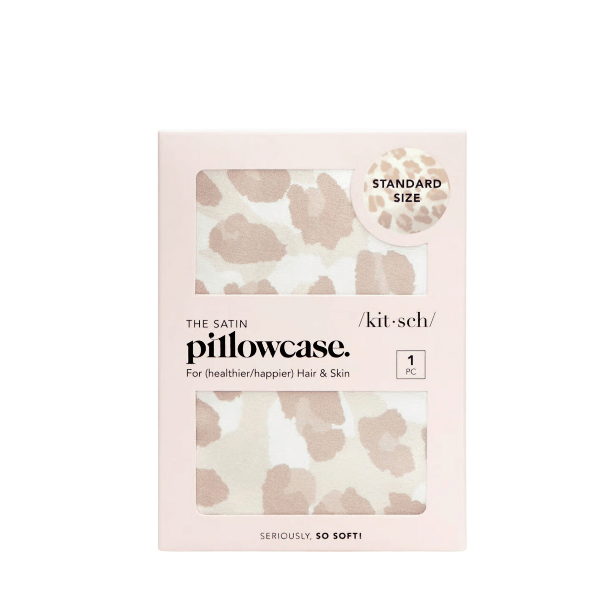 Primary Image of Leopard Satin Pillowcase
