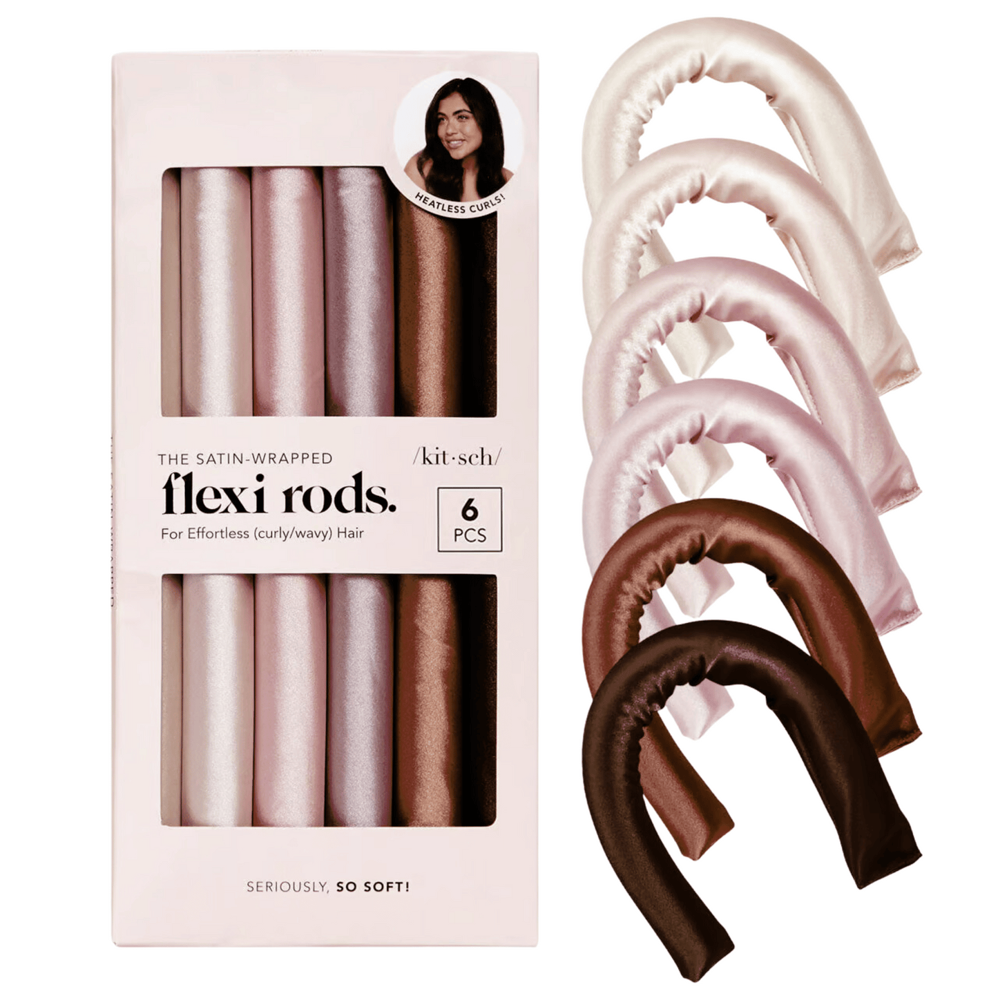 Alternate Image of Rosewood Satin-Wrapped Flexi Rods