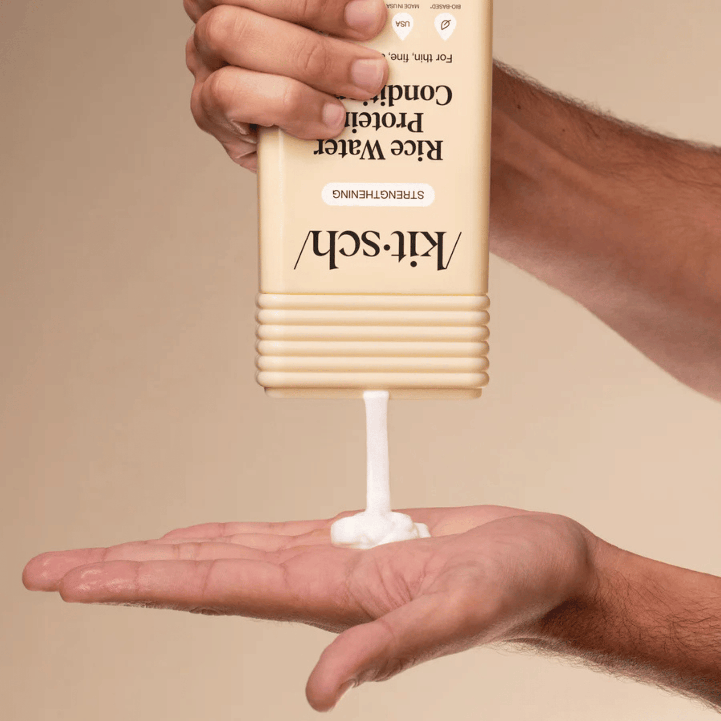 Alternate Image of Strengthening Rice Water Conditioner, beige conditioner bottle