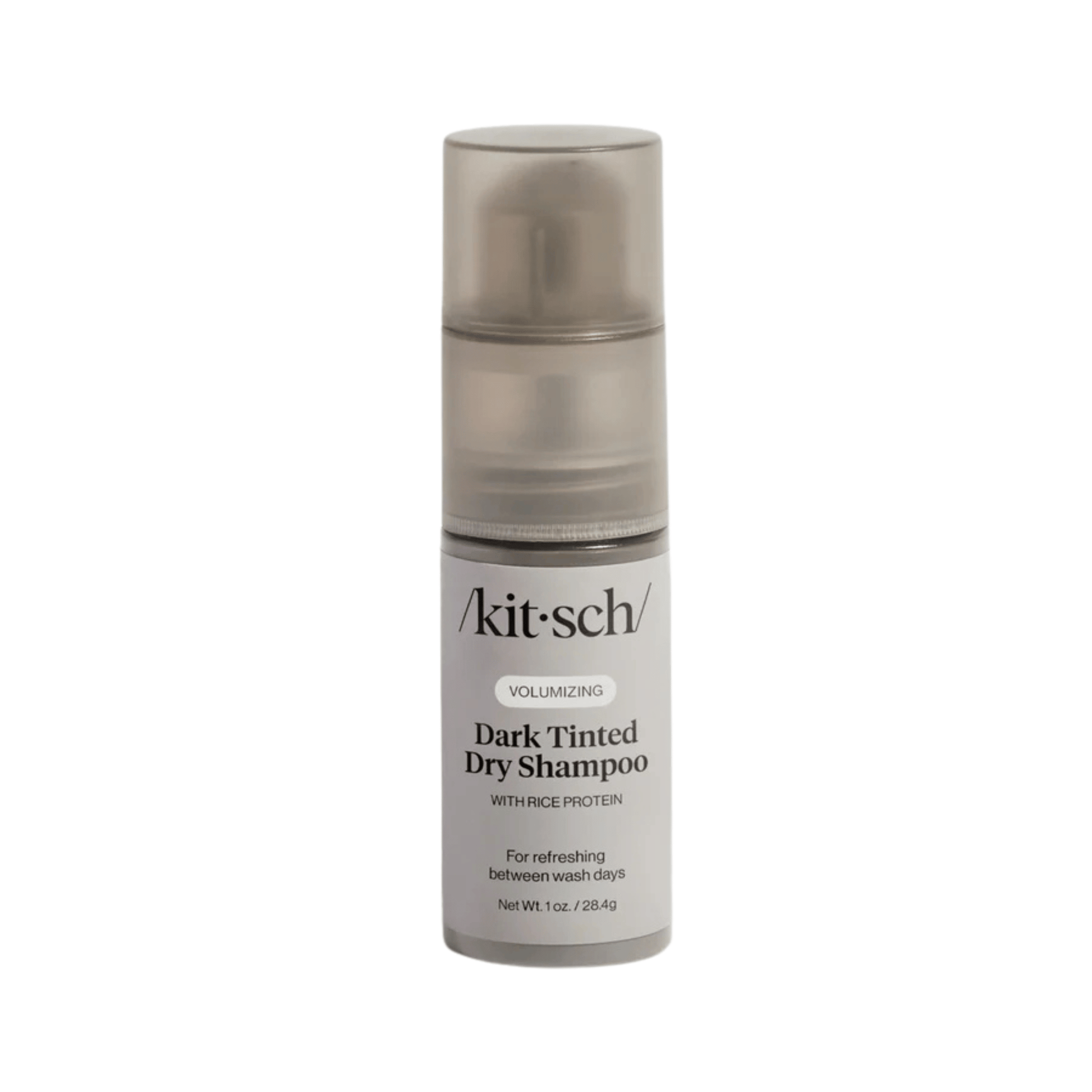 Primary Image of Dark Tinted Volumizing Dry Shampoo Spray, gray non aerosol spray dry shampoo