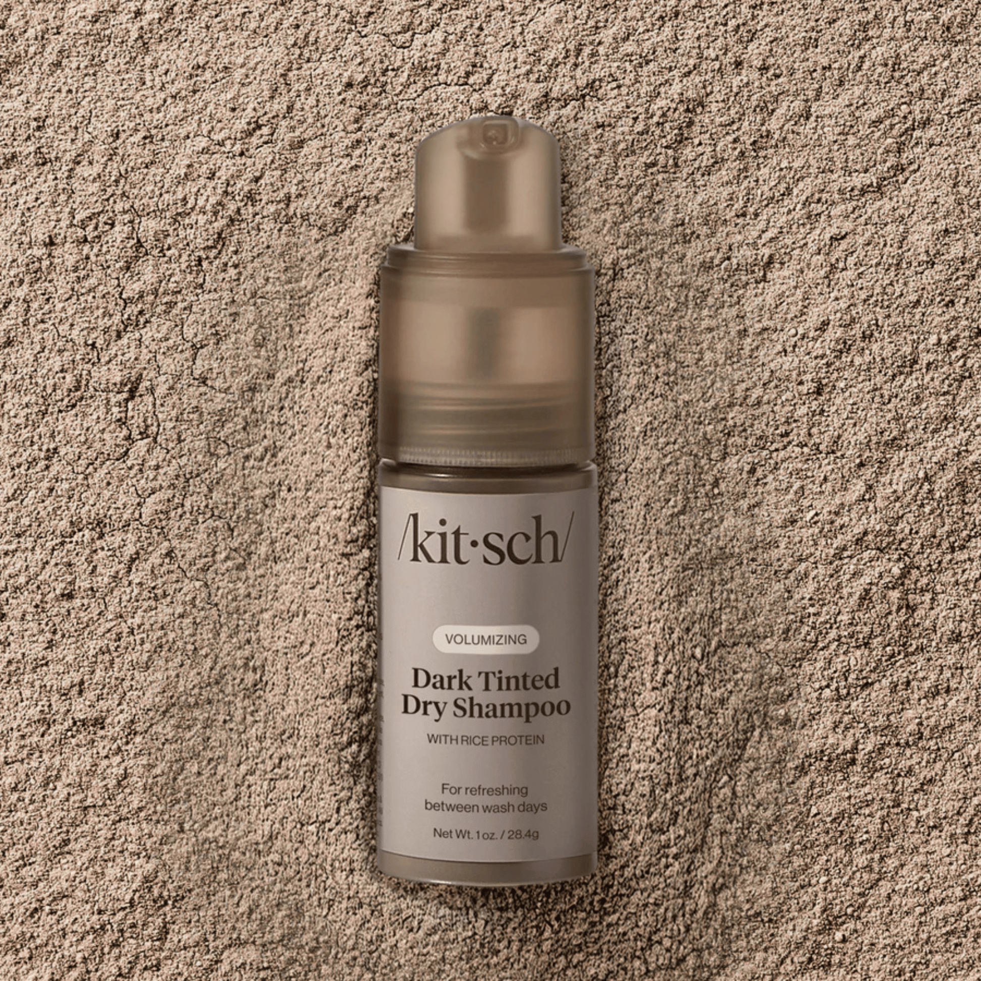 Alternate Image of Dark Tinted Volumizing Dry Shampoo Spray, gray non aerosol spray dry shampoo