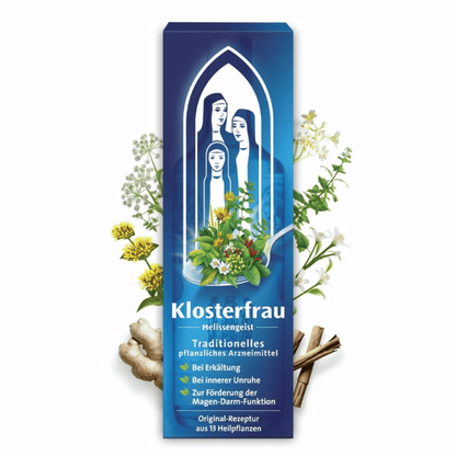 Alternate image of Klosterfrau Melissengeist, blue box with herbs