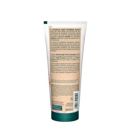Alternate Image of Almond Blossom Soft Skin Shower Balm, tube of body wash with German writing
