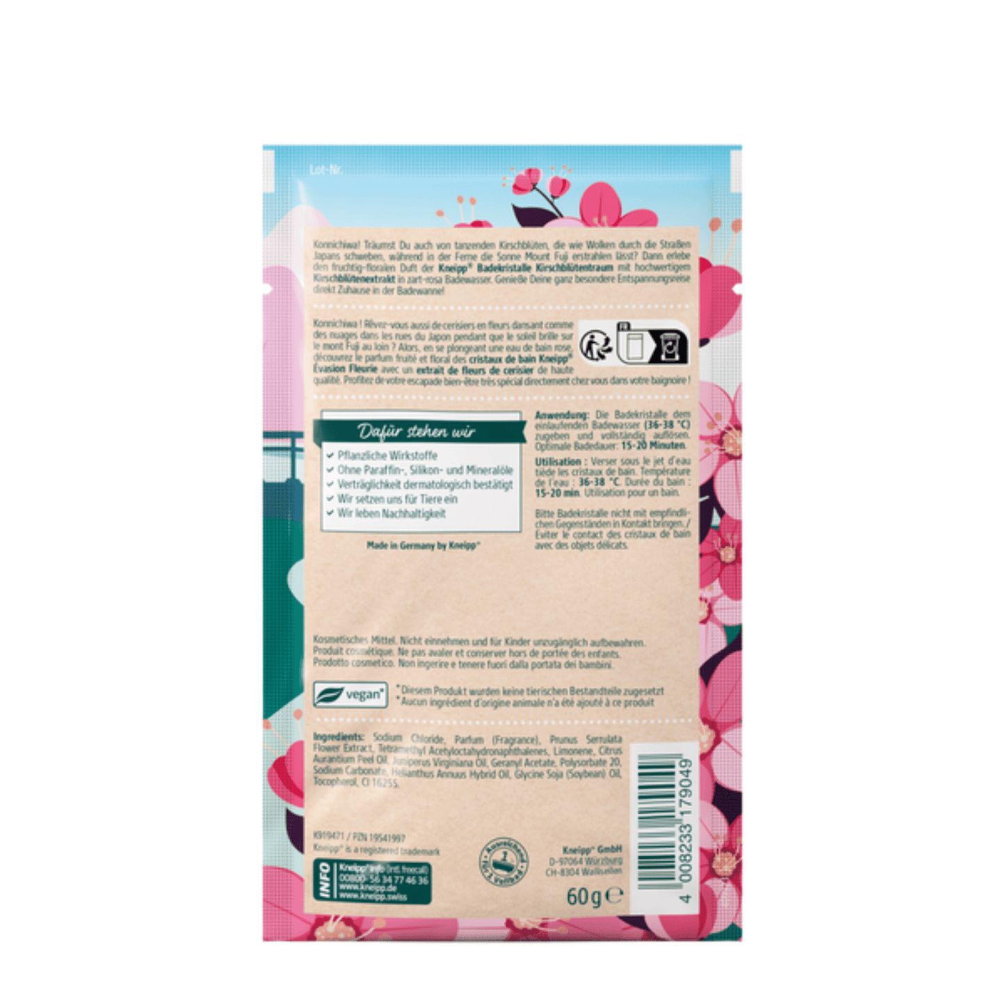 Alternate Image of Cherry Blossom Dream Bath Crystals Sachet