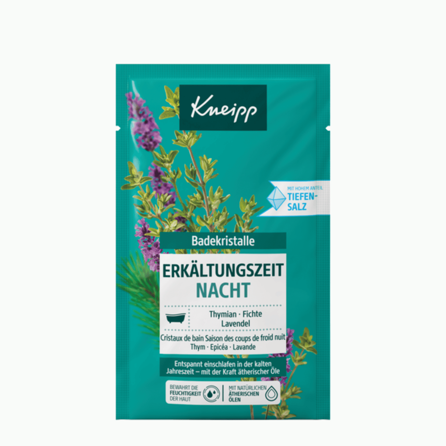 Primary Image of Thyme & Lavender Cold Season Night Bath Crystals Sachet