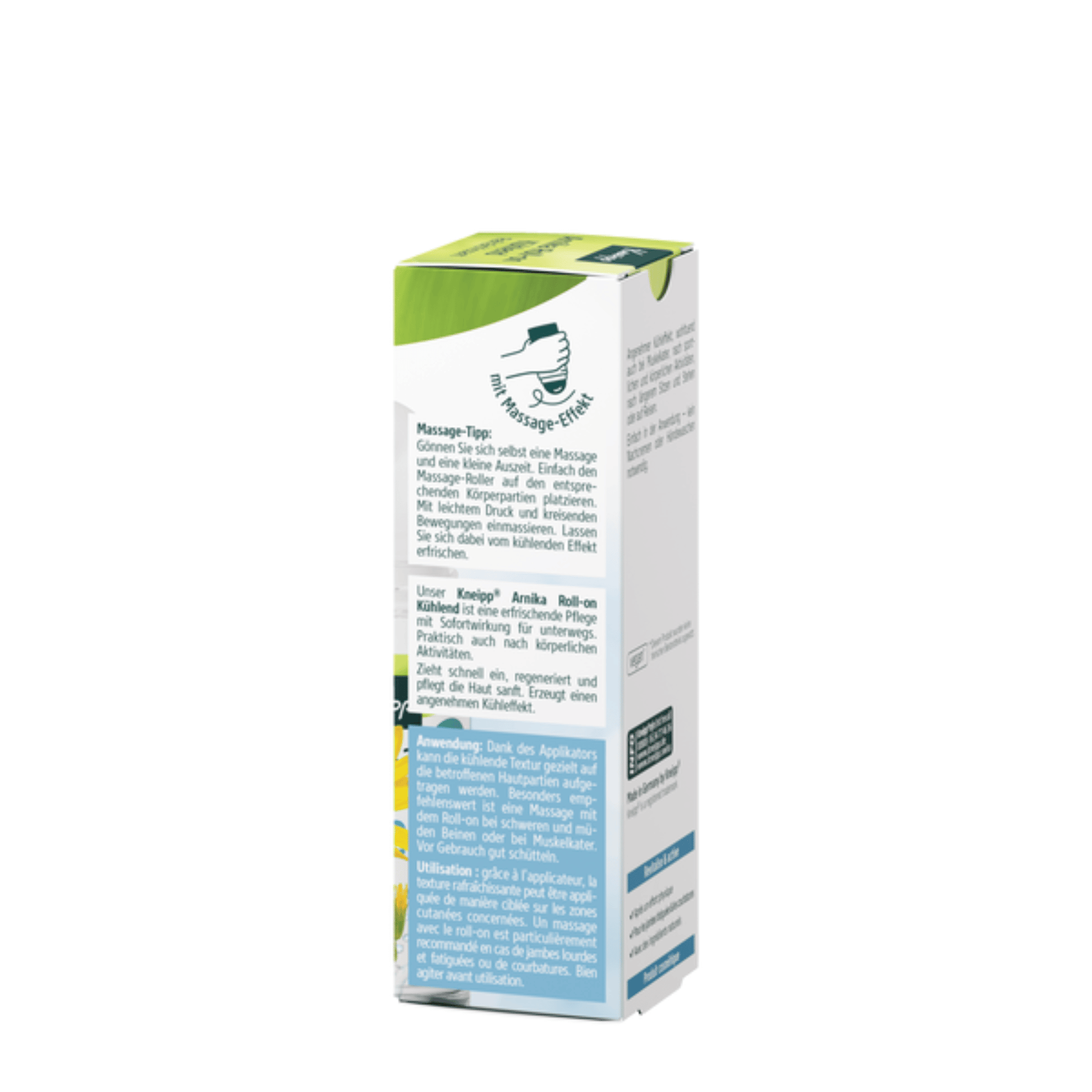 Alternate Image of Cooling Arnica Roll-On, green and white box