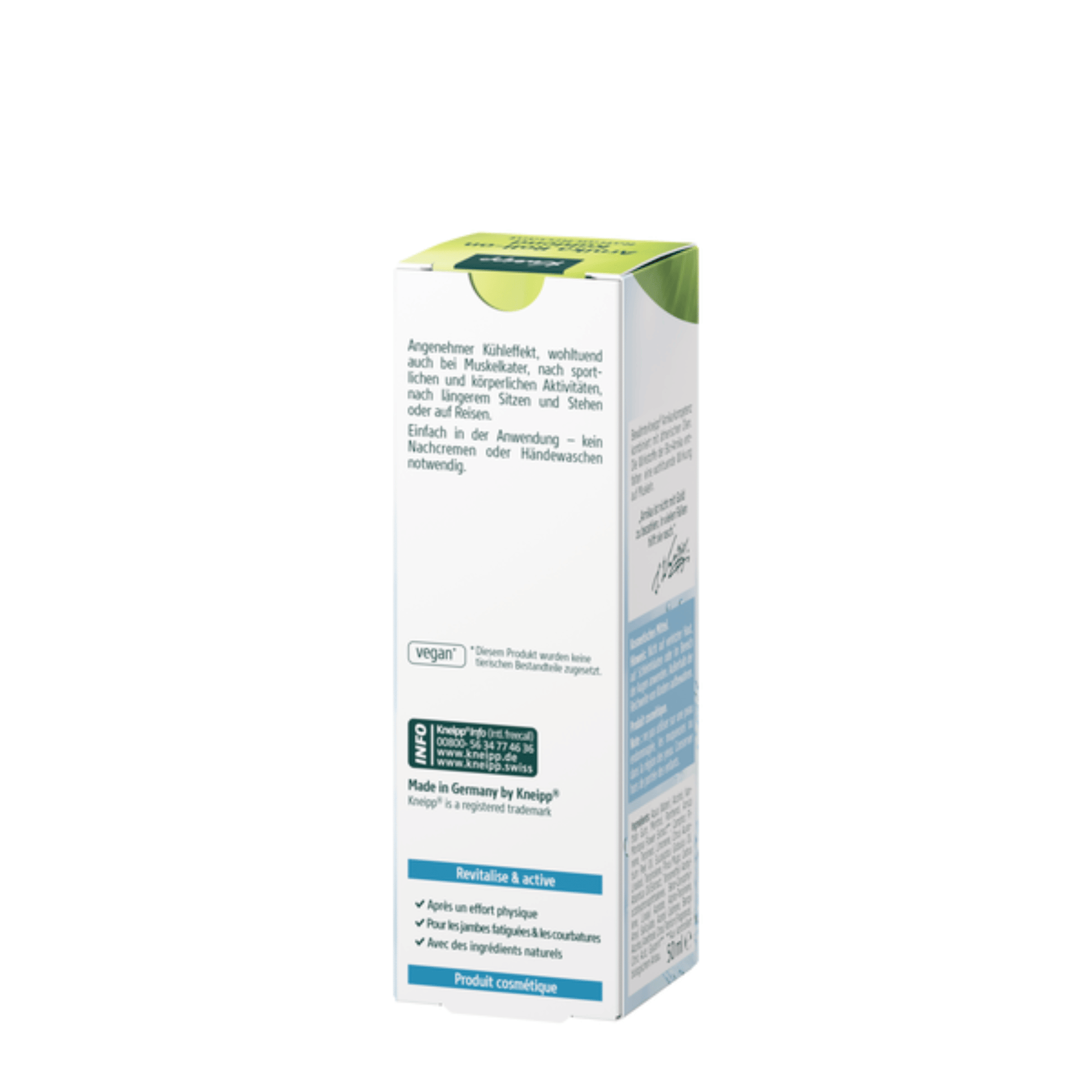 Alternate Image of Cooling Arnica Roll-On, green and white box