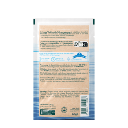 Alternate Image of Patchouli & Sandalwood Deep Relaxation Bath Crystals Sachet