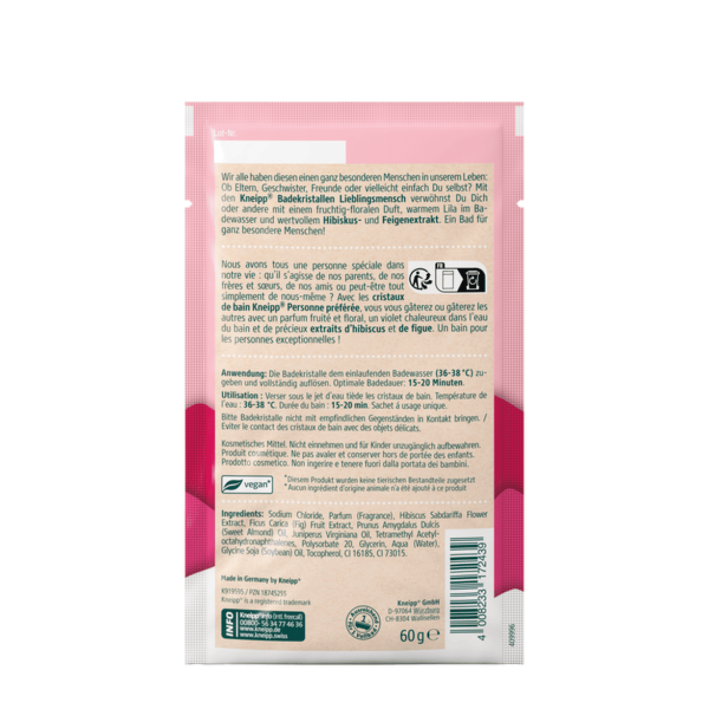 Alternate Image of Favorite Person Bath Crystals Sachet