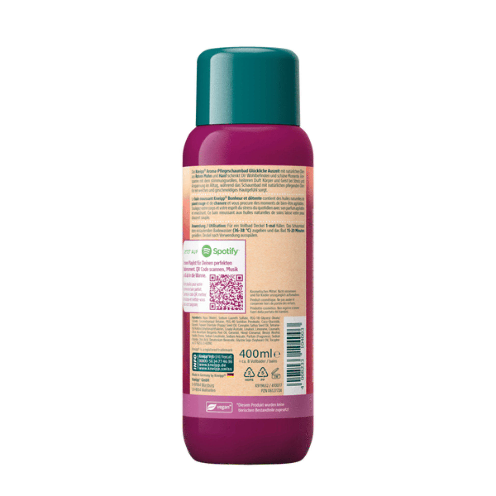 Alternate Image of Red Poppy & Hemp Happy Break Aroma Care Bubble Bath