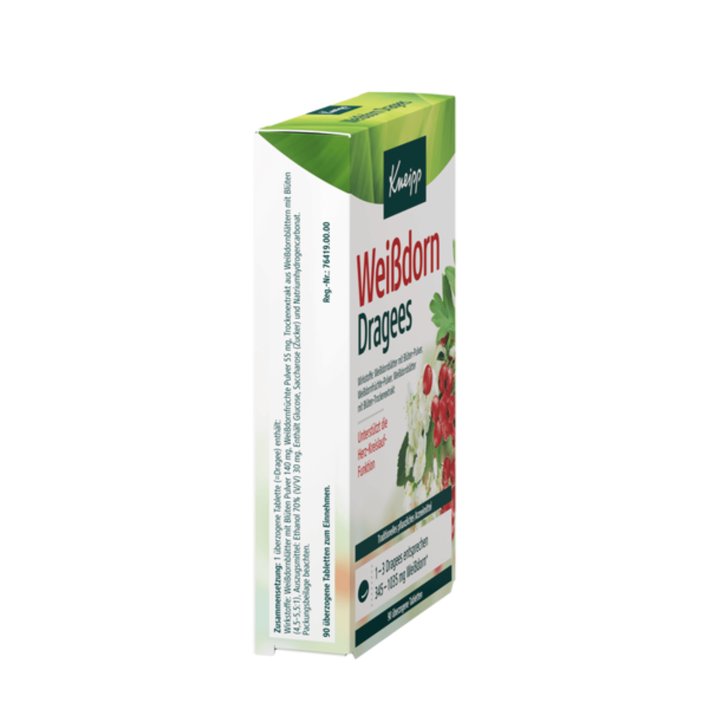 Alternate Image of Hawthorn Berry Tablets, green and white supplement box