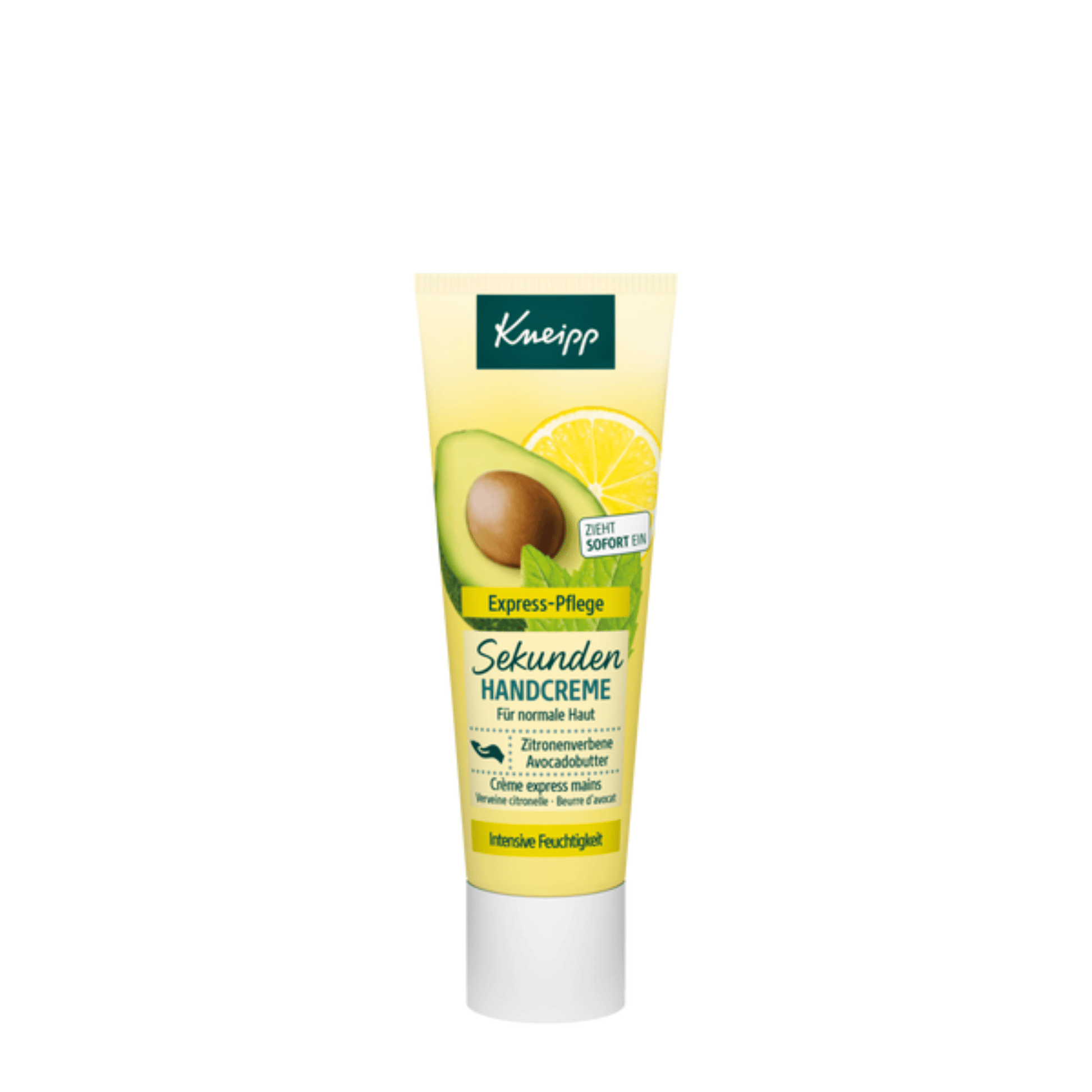 Primary Image of Express Care Instant Hand Cream Travel Size, yellow small squeeze tube