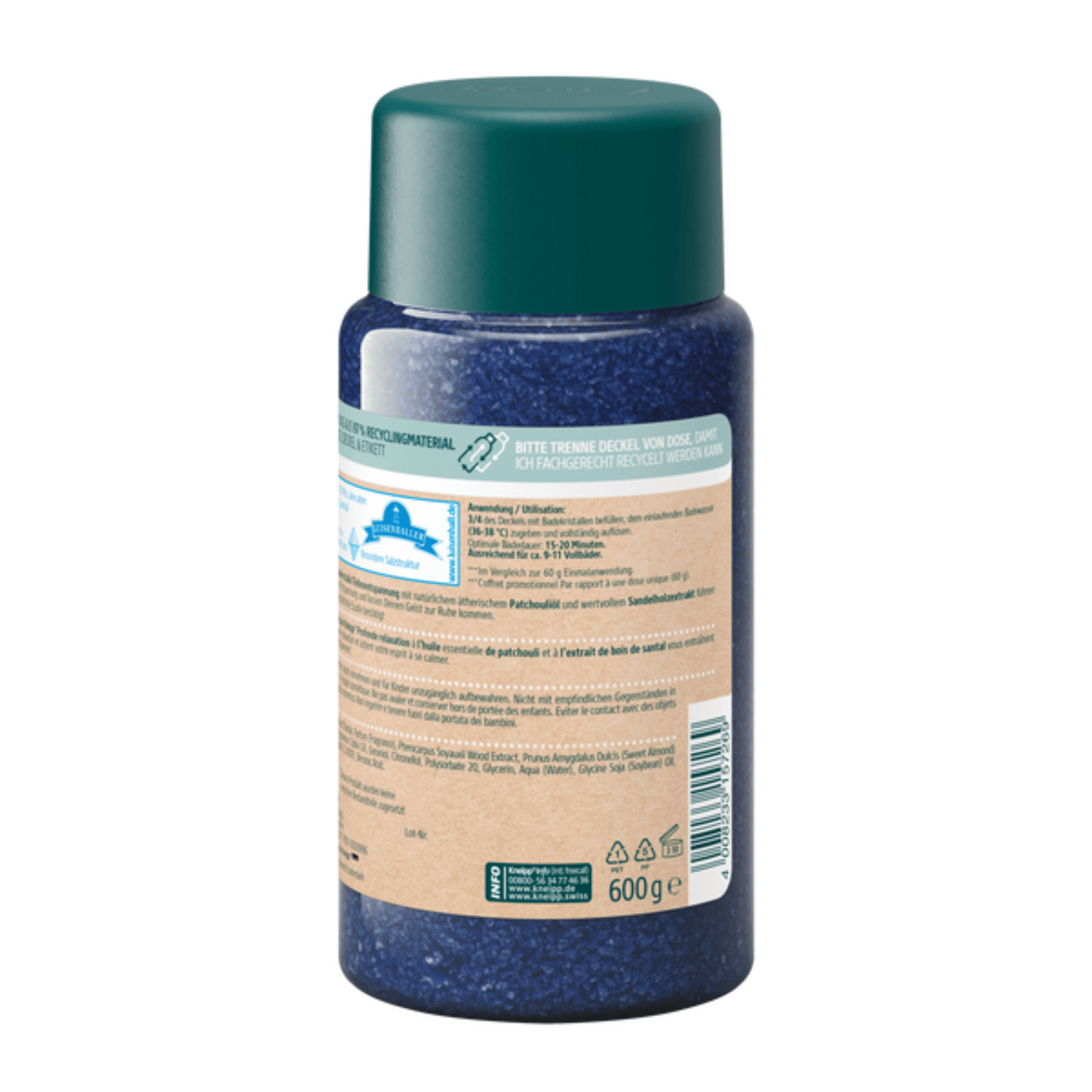 Alternate Image of Patchouli & Sandalwood Deep Relaxation Bath Crystals