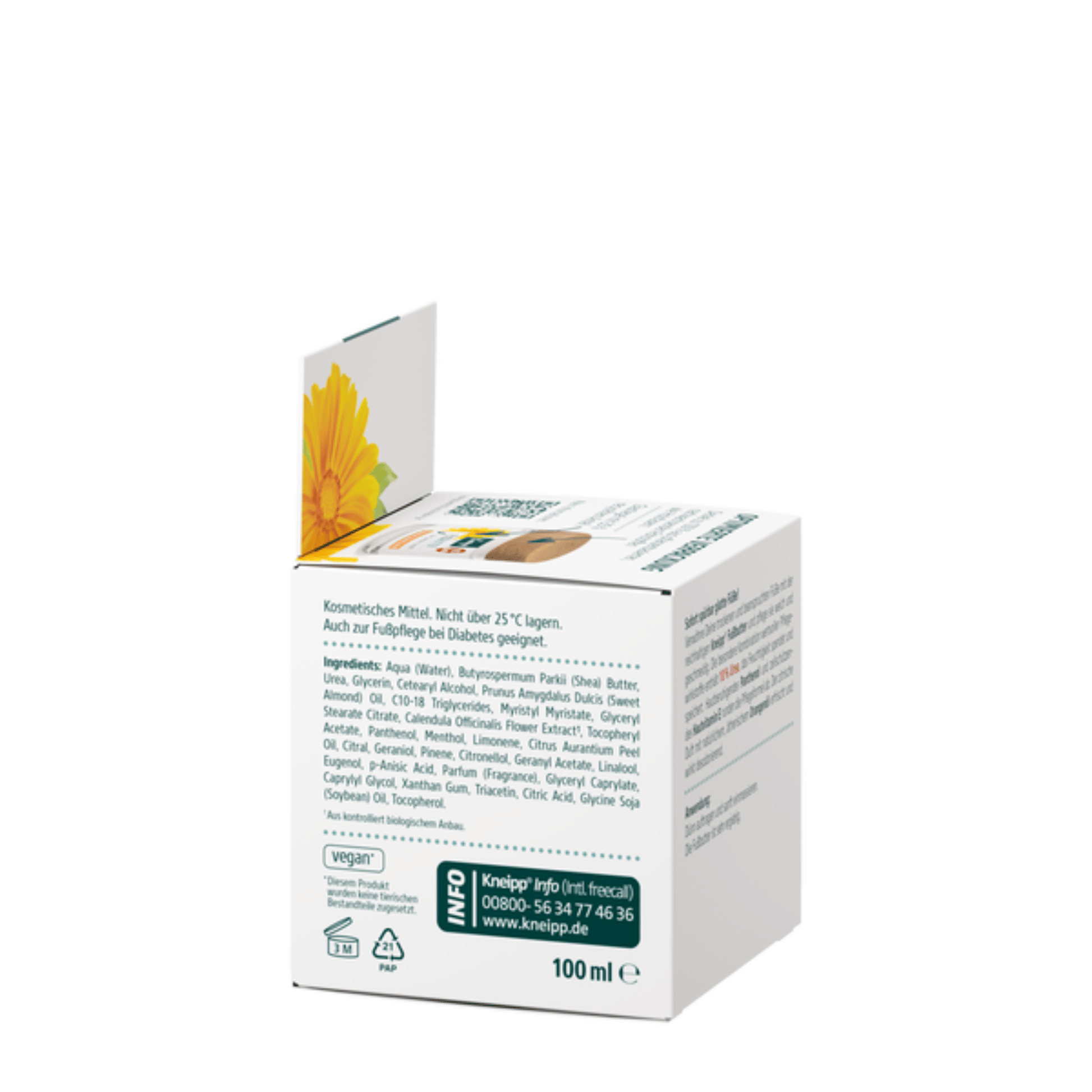 Alternate Image of Calendula & Orange Regenerating Foot Butter, foot cream box