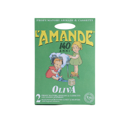 Primary Image of L'Amande Olive Perfumed Sachets for Drawers & Closets (2 count)