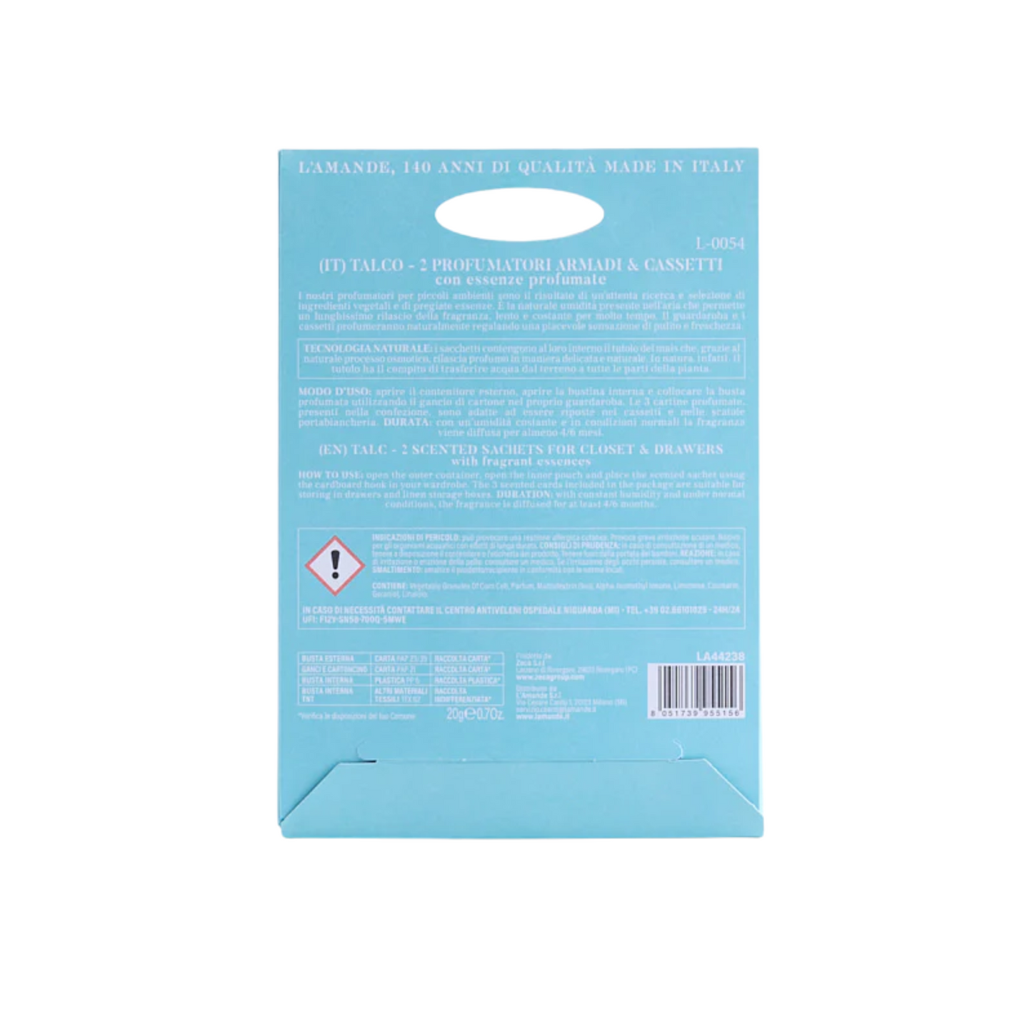 Alternate Image of L'Amande Talc Perfumed Sachets for Drawers and Closets